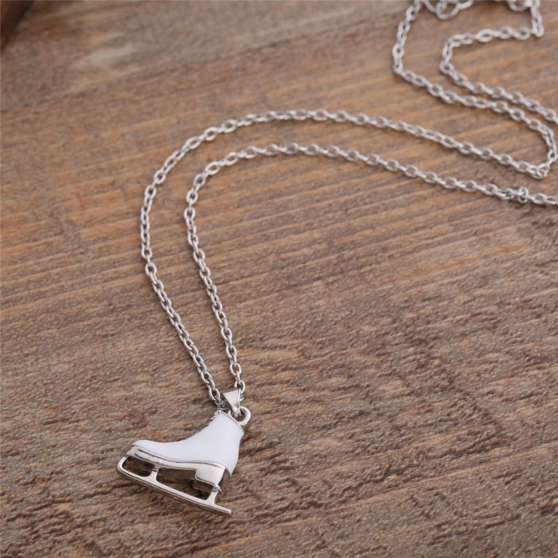 VASSAGO Ice Skates Shoes Pendant Necklace Sports Figure Skating Necklace Jewelry Skater Accessories Skate Lover Gifts for Women Teens (Ice Skate Necklace) - Image 3